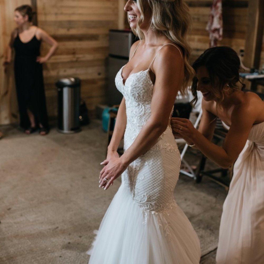 Marishka | WTOO | Mermaid Boho Wedding Gown